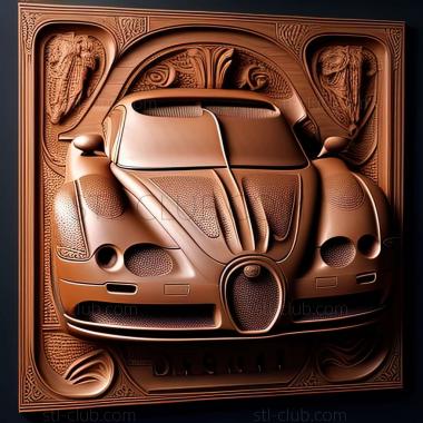 3D model Bugatti EB110 (STL)